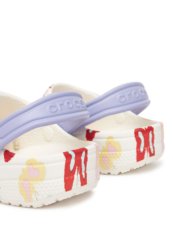 Crocs Crocs Klapki Classic Butterfly Graphic Clog 211255 Kolorowy