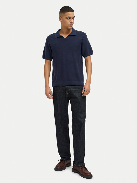 Jack & Jones Jack & Jones Polo Ceaston 12273012 Granatowy Regular Fit