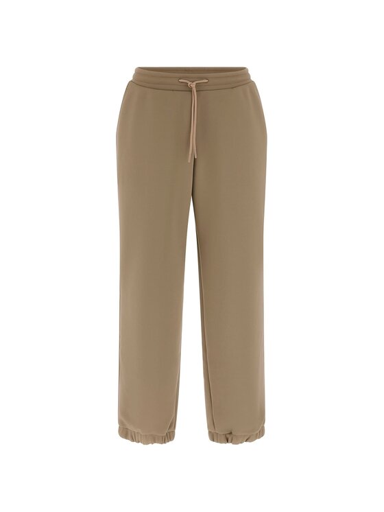 Guess Guess Kalhoty z materiálu 180799 Béžová Regular Fit