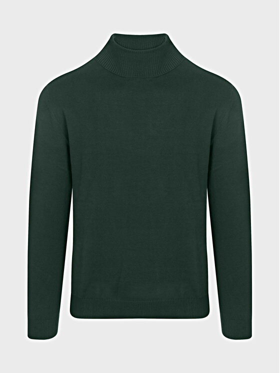 Evenemen Evenemen Sweter Golf Zielony Slim Fit