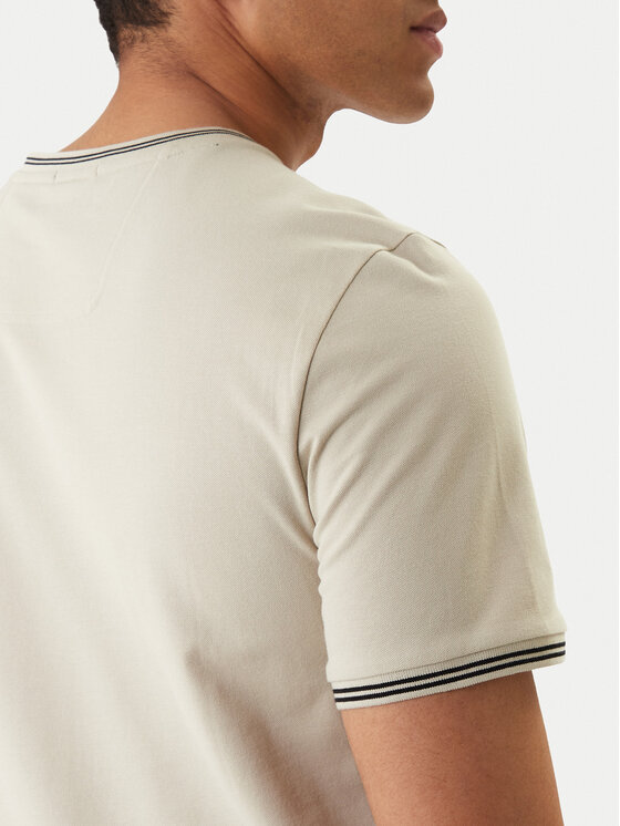 BOSS BOSS Póló Taul 50521245 Bézs Regular Fit