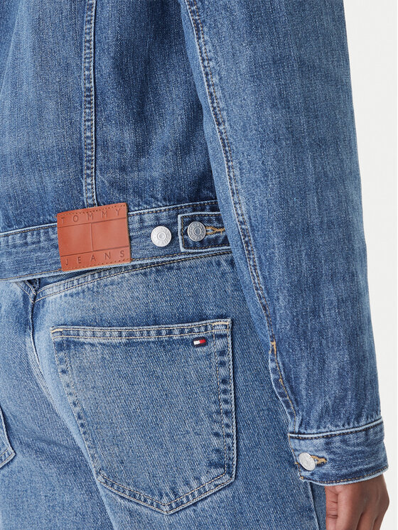 Tommy Jeans Tommy Jeans Jeans jakna Classic DW0DW22988 Modra Regular Fit