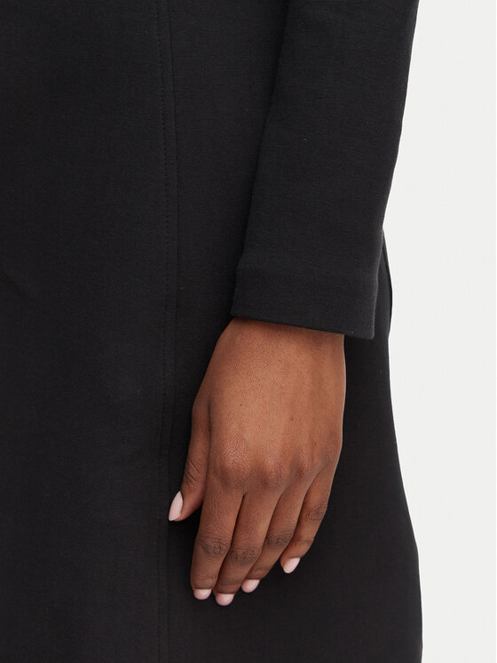 Calvin Klein Jeans Calvin Klein Jeans Kleid für den Alltag Scuba LV047AB005 Schwarz Regular Fit