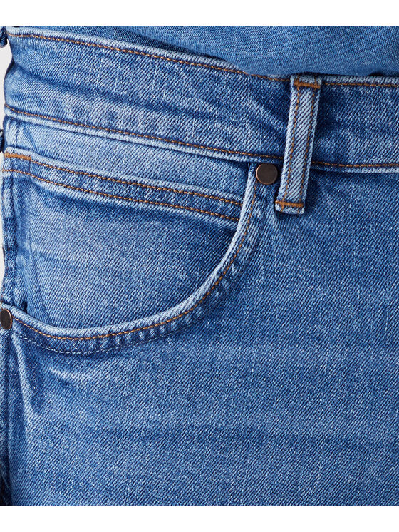 Wrangler Wrangler Jeansy W15QJX21Y Niebieski Straight Leg