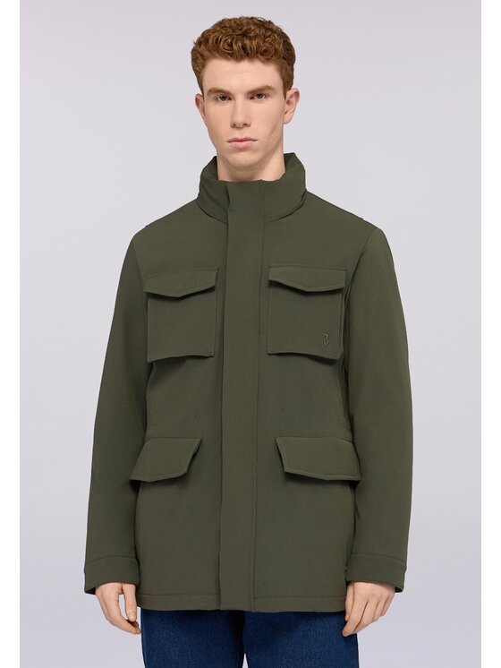 Trussardi Trussardi Cappotto invernale 8028M000011N035 Verde Regular Fit