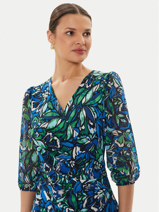 Morgan Morgan Sukienka letnia 241-RIMIO Niebieski Slim Fit