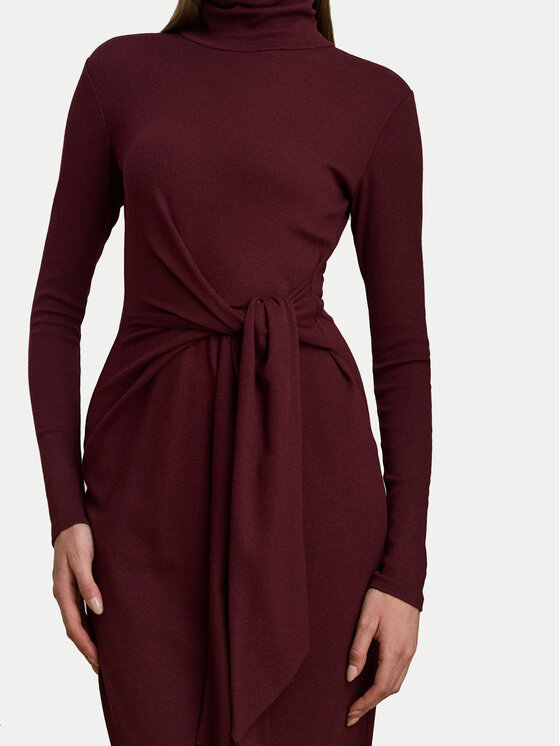LAUREN RALPH LAUREN LAUREN RALPH LAUREN Úpletové šaty 200980028006 Bordová Slim Fit