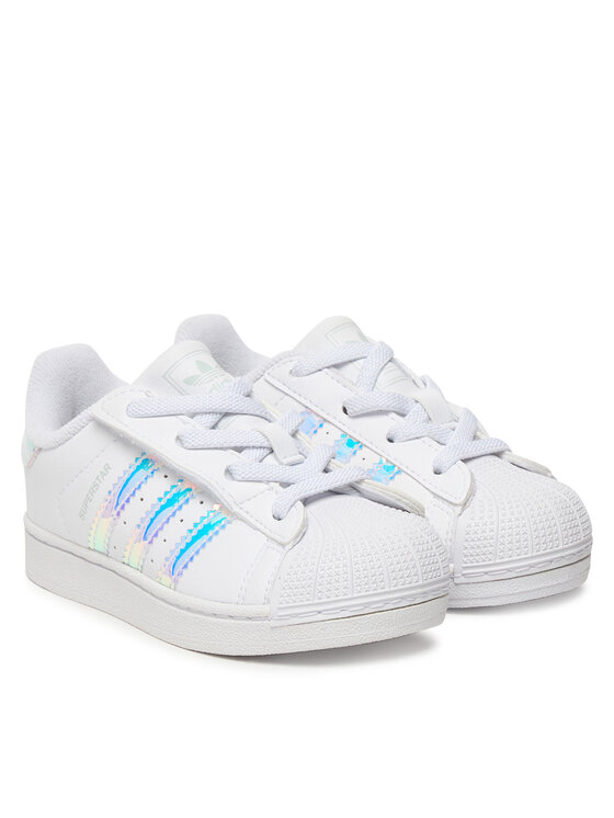 adidas adidas Sneakersy Superstar II Cf El I JQ1791 Bílá