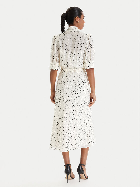 Luisa Spagnoli Luisa Spagnoli Hemdkleid Pinasca 542839 Écru Regular Fit