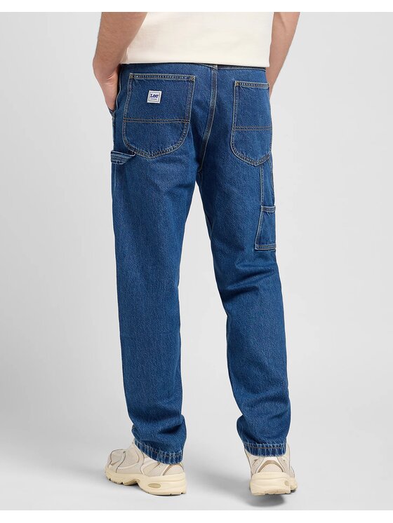 Lee Lee Jeansy CARPENTER Niebieski Loose Fit