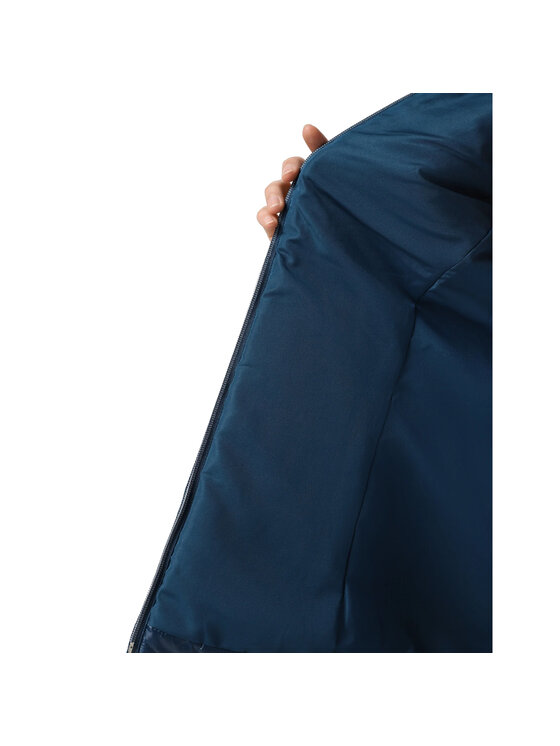 Skechers Skechers Giacca di transizione Skechers GO Shield Shine Jacket Blu scuro Regular Fit