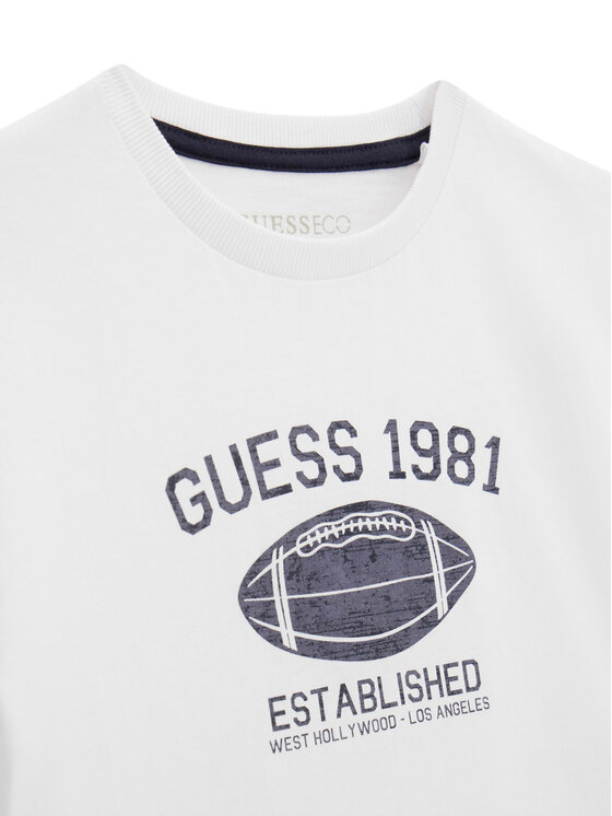 Guess Guess T-särk L6YI05 K3711 Valge Regular Fit
