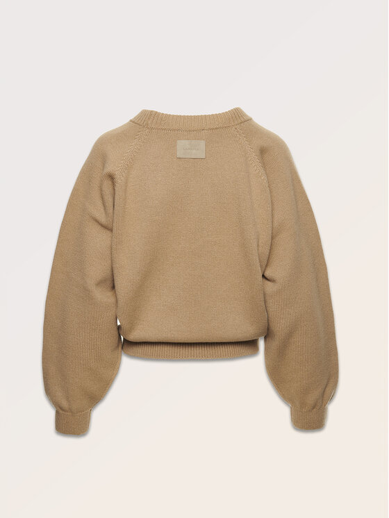 La Mania La Mania Maglione CURTSY Beige Classic Fit