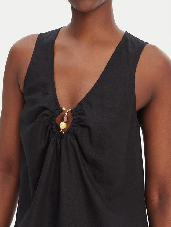 Seafolly Seafolly Vestito estivo Palermo 55508-DR Nero Regular Fit