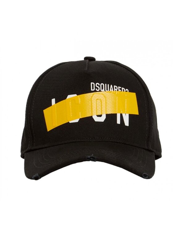 Dsquared2 Dsquared2 Czapka z daszkiem BCM0478 05C00001 Czarny
