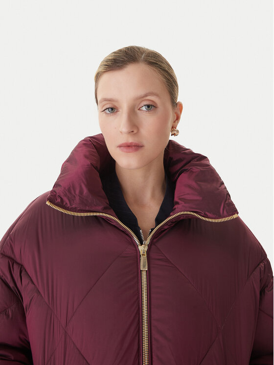 LOLA CASADEMUNT LOLA CASADEMUNT Zimní bunda MF2501007 Bordó Oversize