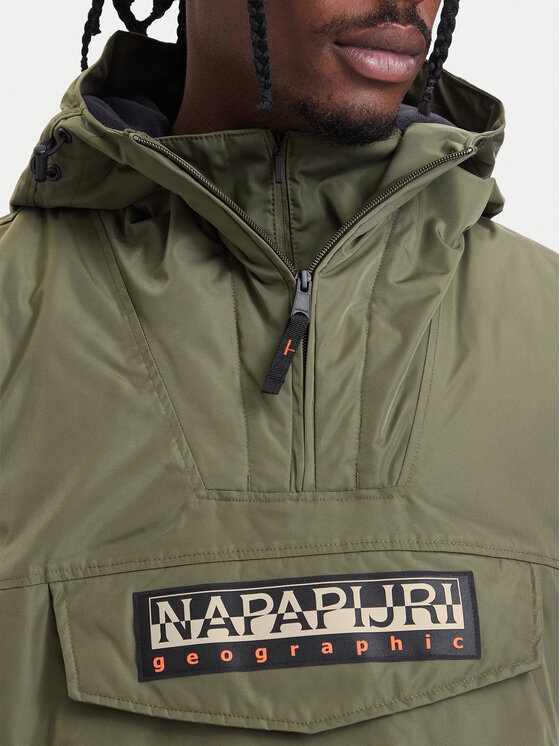 Napapijri Napapijri Kurtka anorak Rainforest Next NP0A4IB9 Khaki Regular Fit