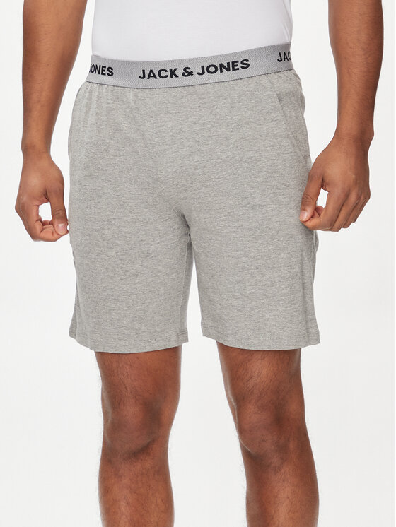 Jack&Jones Kratke hlače pižama 12250261 Siva Regular Fit