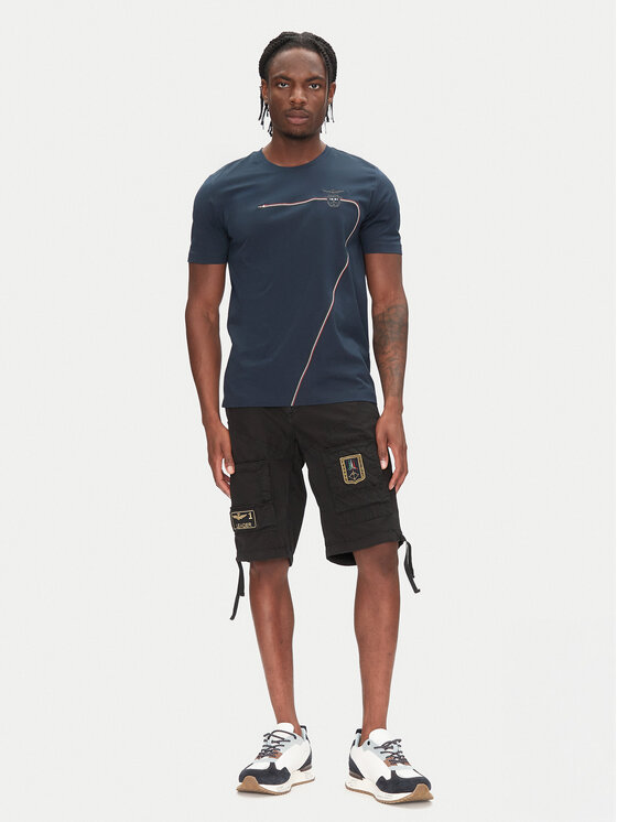 Aeronautica Militare Aeronautica Militare Póló 251TS2417J682 Sötétkék Regular Fit