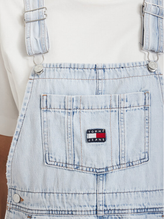 Tommy Jeans Tommy Jeans Jeans kombinezon Dungaree DW0DW22402 Svijetlo plava Relaxed Fit