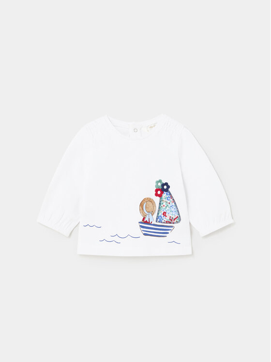 Mayoral Mayoral Komplet 2 bluzek 1001 Kolorowy Regular Fit