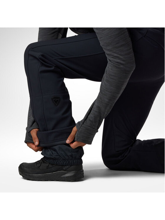Rossignol Rossignol Spodnie narciarskie M Resort Softshell Pant Czarny Slim Fit