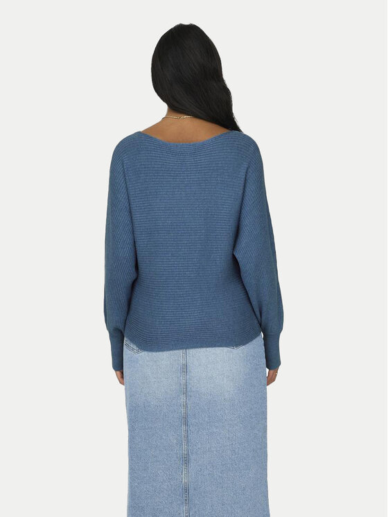 ONLY ONLY Džemper Adaline 15226298 Plava Relaxed Fit