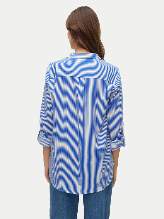 Vero Moda Vero Moda Marškiniai Bumpy 10275283 Mėlyna Regular Fit