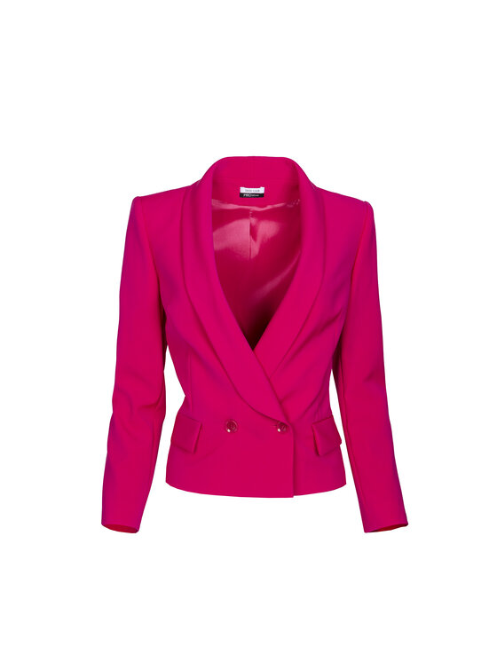 Deni Cler Milano Deni Cler Milano Marynarka W-DC-6010-E2-H8-33-1 Różowy Regular Fit