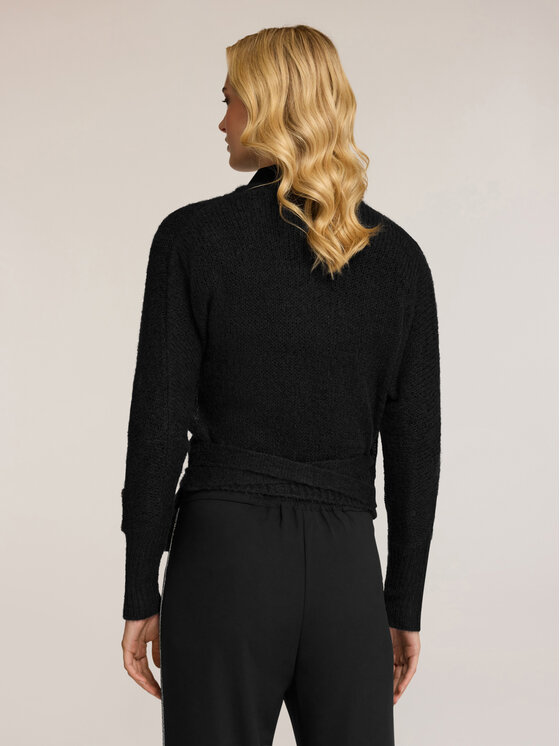 Motivi Motivi Sweter M428W103662N033 Czarny Over Fit
