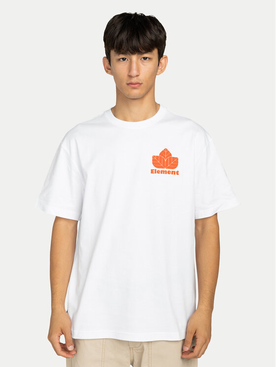 Element Element T-shirt Sporting ELYZT00569 Bijela Relaxed Fit