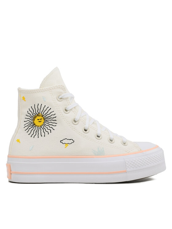 Converse Converse Scarpe da ginnastica Chuck Taylor All Star Lift Hi A03516C Écru