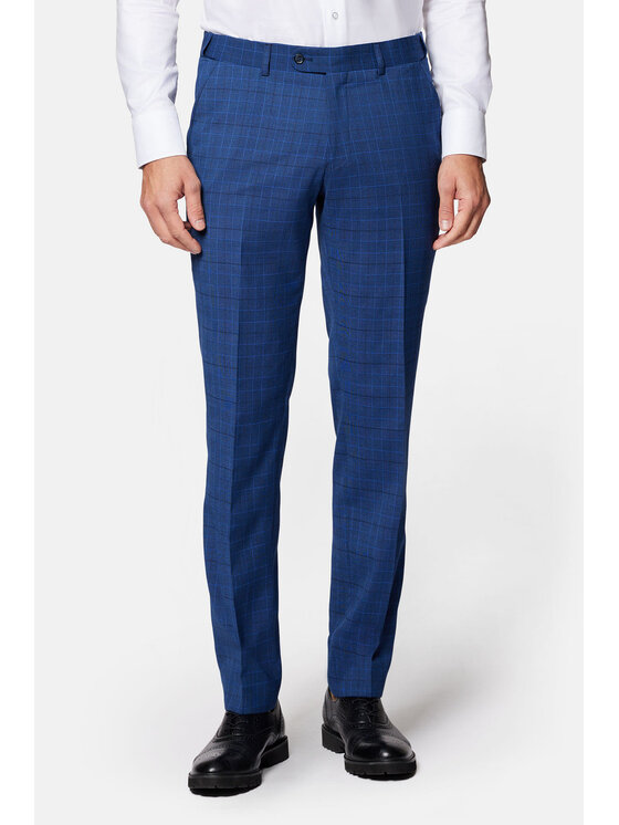 Lancerto Lancerto Garnitur Rennes GA073124000010 Granatowy Slim Fit