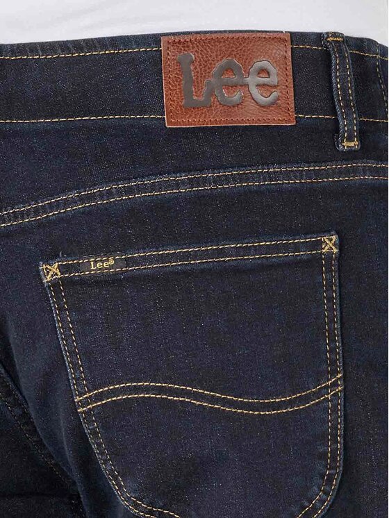 Lee Lee Jeansy STRAIGHT FIT MVP Granatowy Straight Fit
