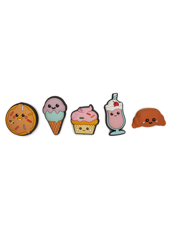 Crocs Crocs Ozdoba do butów Jibbitz Mini 3d Pastry Shop 5 Pack 10012953 Kolorowy