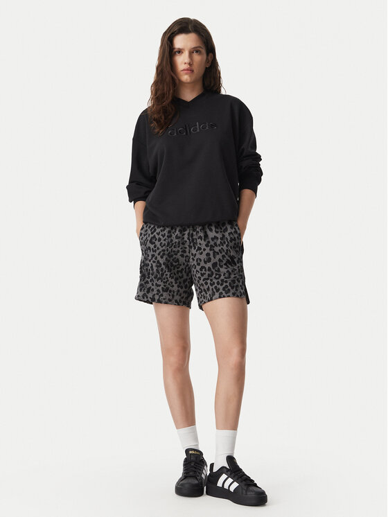 adidas adidas Sweatshirt Seasonal Essentials Stain V-Neck Sweatshirt KS2800 Schwarz Regular Fit