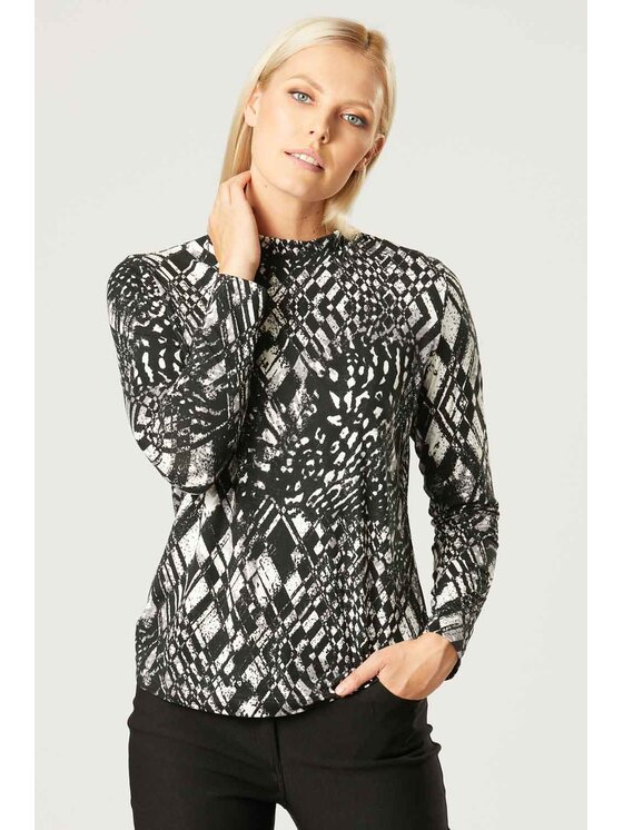 QUIOSQUE QUIOSQUE Halenka PET BLOUSE Barevná Regular Fit
