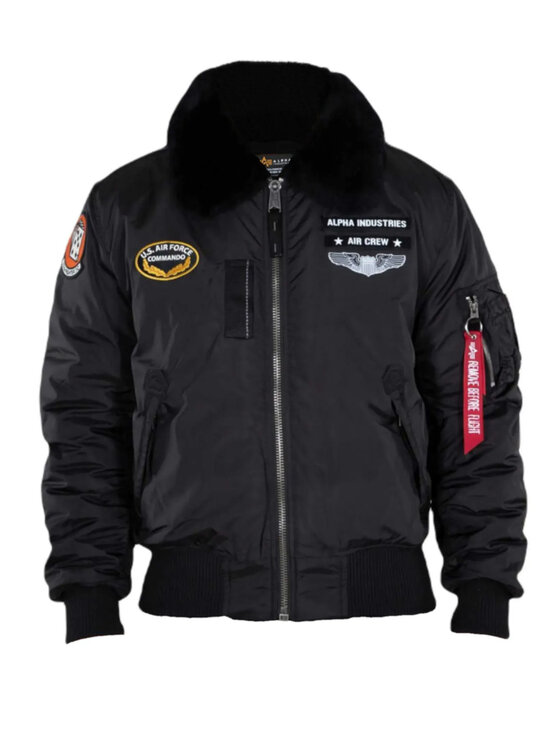 Alpha Industries Alpha Industries Kurtka bomber AI.198113-515-3XL Czarny Regular Fit