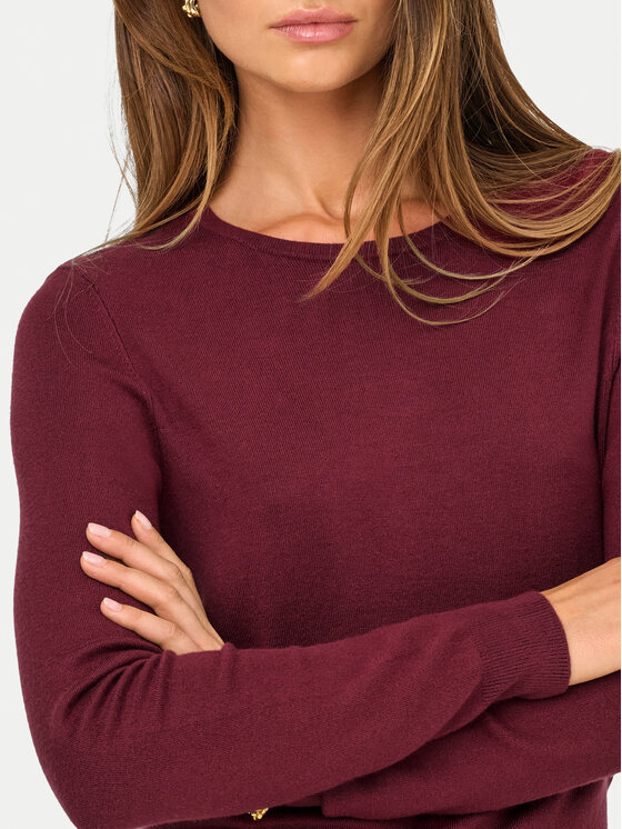 ONLY ONLY Sveter Venice 15333989 Bordová Regular Fit