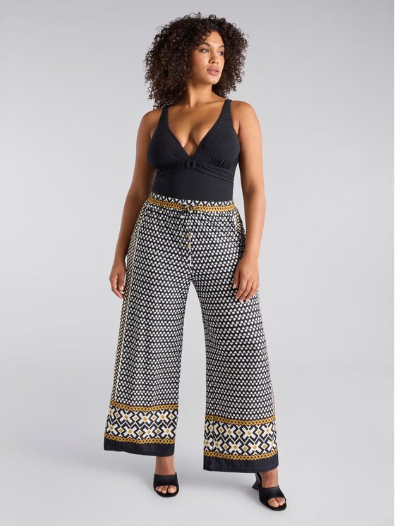 Fiorella Rubino Fiorella Rubino Pantaloni di tessuto P137L102183N0Z3 Nero Regular Fit