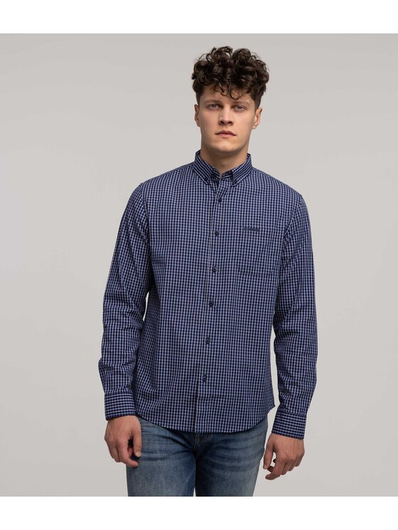Lee Cooper Lee Cooper Koszula LARS 2000 Granatowy Regular Fit