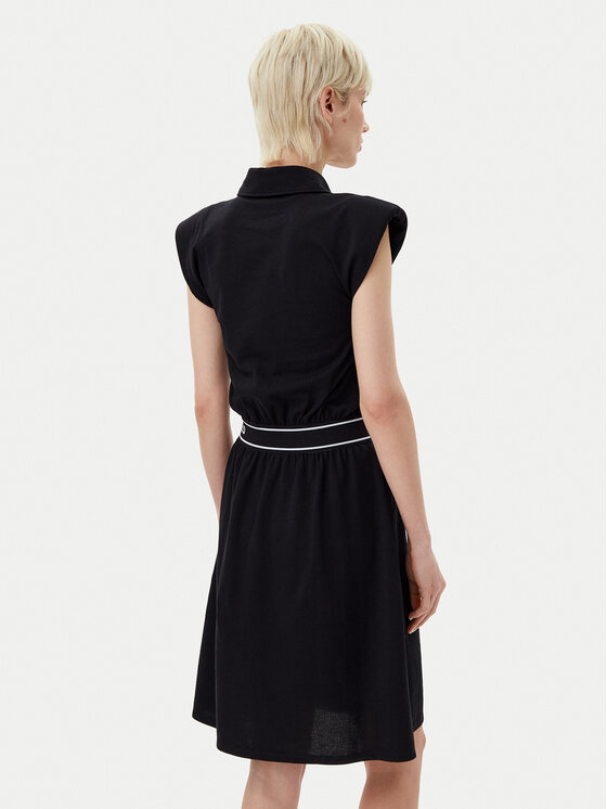 KARL LAGERFELD KARL LAGERFELD Sukienka codzienna A2W13038 Czarny Regular Fit