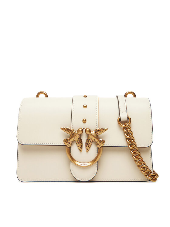 PINKO Torebka Love One Mini ST.CL Al 25-26 PLTT 105856 A0F1 Biały