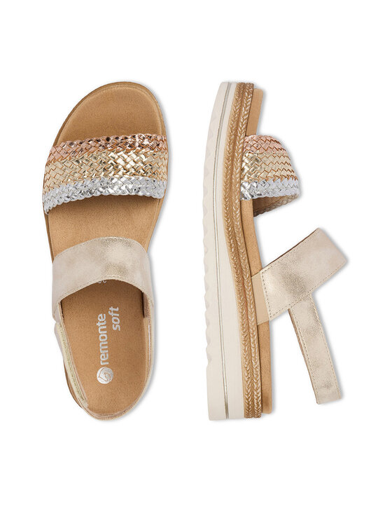 Remonte Remonte Sandalen CEO-D0Q56-90 Goldfarben