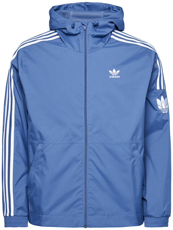 Adidas blue trefoil jacket outlet