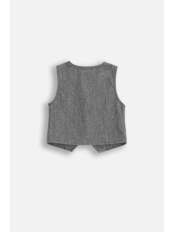 Coccodrillo Coccodrillo Kamizelka ZC5178201EBB-019 Szary Regular Fit