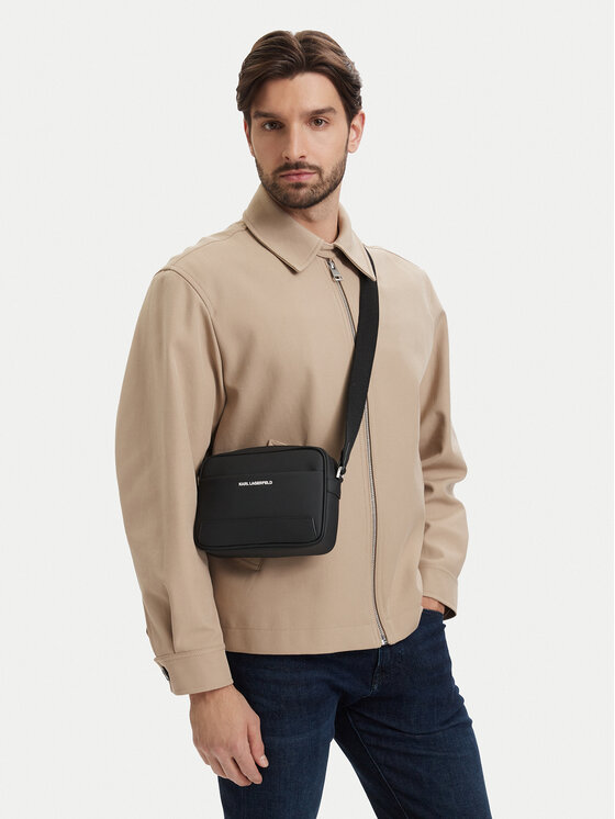 KARL LAGERFELD KARL LAGERFELD Crossover torbica B1M30272 Crna
