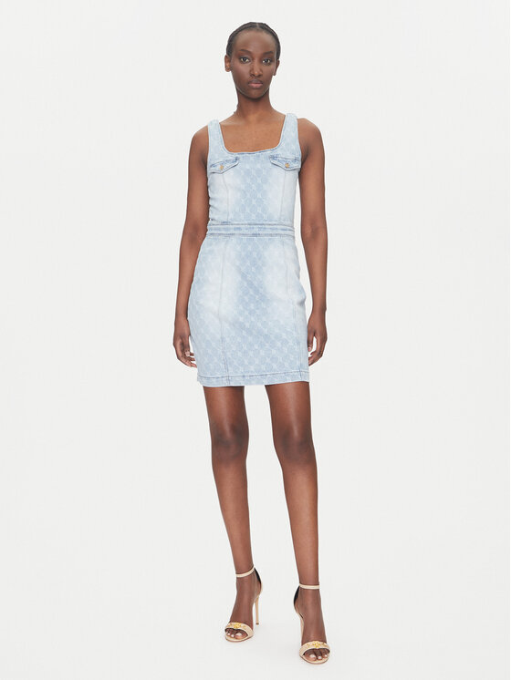 Gaudi Gaudi Džínsové šaty 511BD16001 Modrá Slim Fit