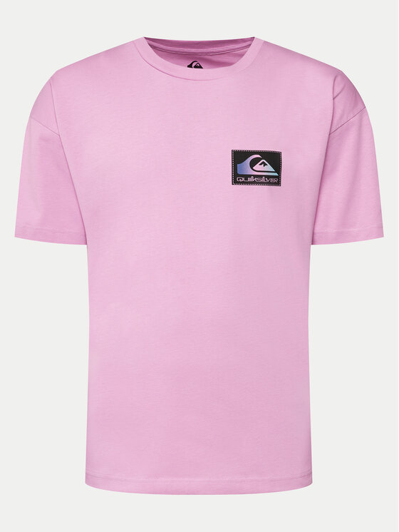 Quiksilver Quiksilver Marškinėliai Back Flash EQYZT07605 Rožinė Regular Fit