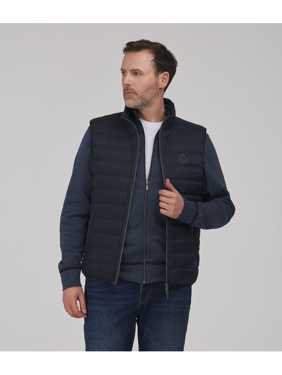 Lee Cooper Lee Cooper Kamizelka JIMMY Granatowy Regular Fit